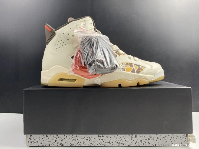 Rep Quai54 AIR CZ4152-100 Retro 6 Jordan (2020) Sail Brown 0808